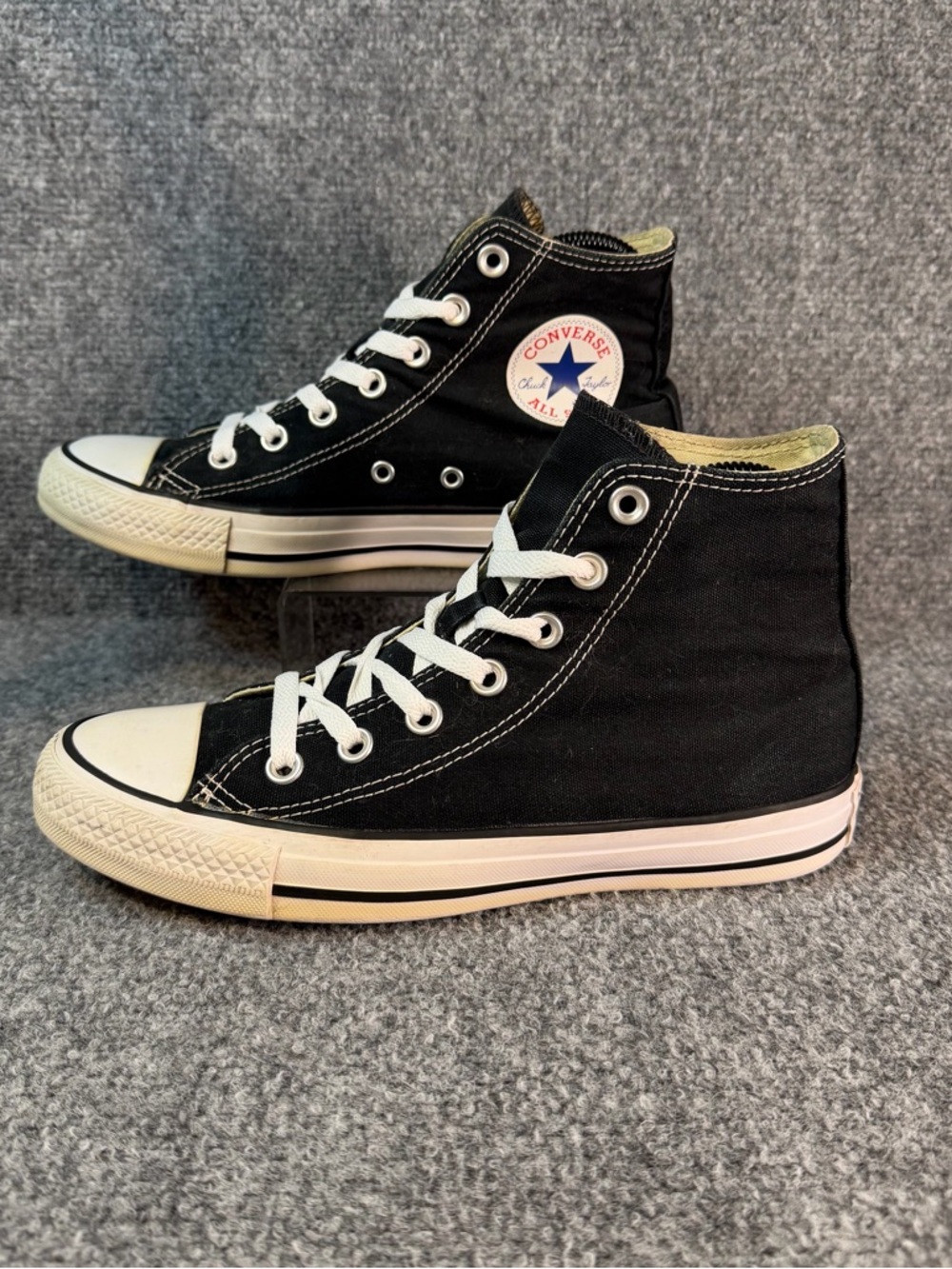 Converse Chuck Taylor All Star High Top Black White Mens 5 Womens 7